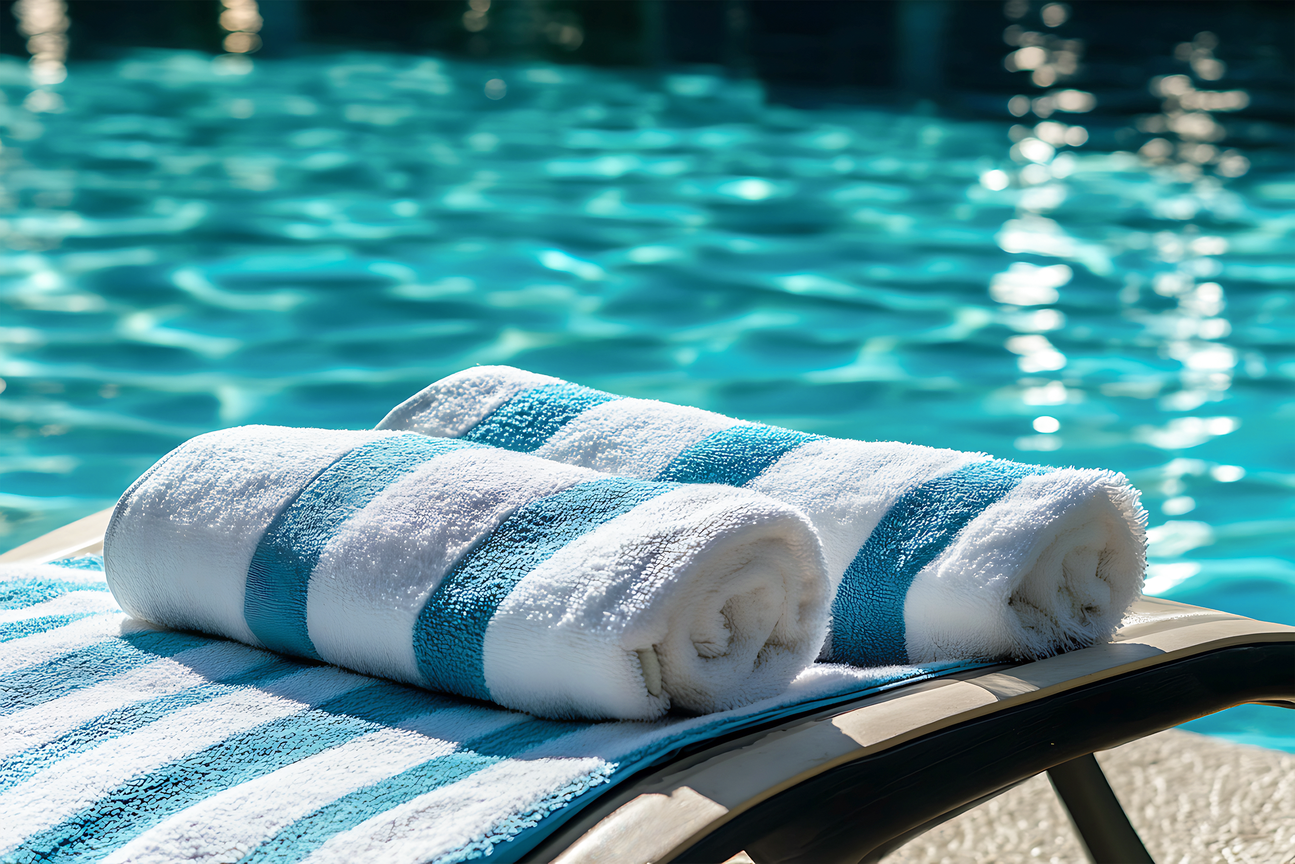 swimming pool towel